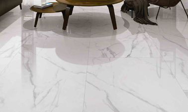 Non Slip Carrara Marble Porcelain Tile Absorption Rate Less Than 0.05%