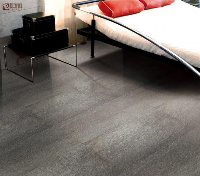 Moderne graue Marmorierungstärke der Porzellan-Küchen-Bodenfliese