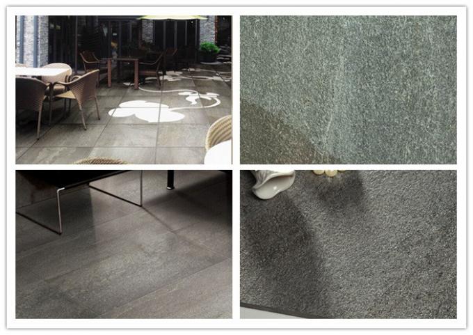 Moderne graue Marmorierungstärke der Porzellan-Küchen-Bodenfliese