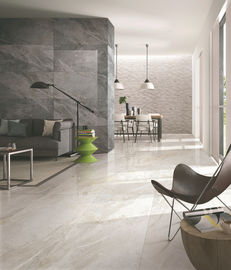 Custom Made Beige Marble Look Porcelain Tile Bathroom Scratch Resistant